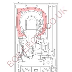 720544601 - REMEHA BROAG - Avanta Boilers - Avanta Plus Combi 28C - Heat Exchanger